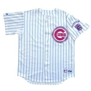 vintage 80s billy herman chicago cubs majestic mlb baseball jersey authentic